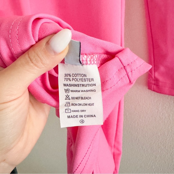 Oscar-St Long Sleeve Deep V Neck Dress - Picture 6 of 6